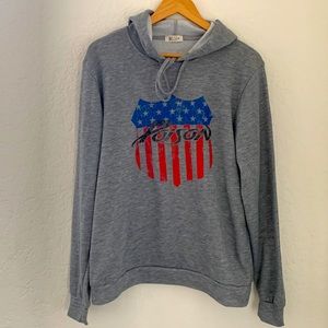 Poison Band Gray Sweatshirt Hoodie Sz M NEW West Coast Designs